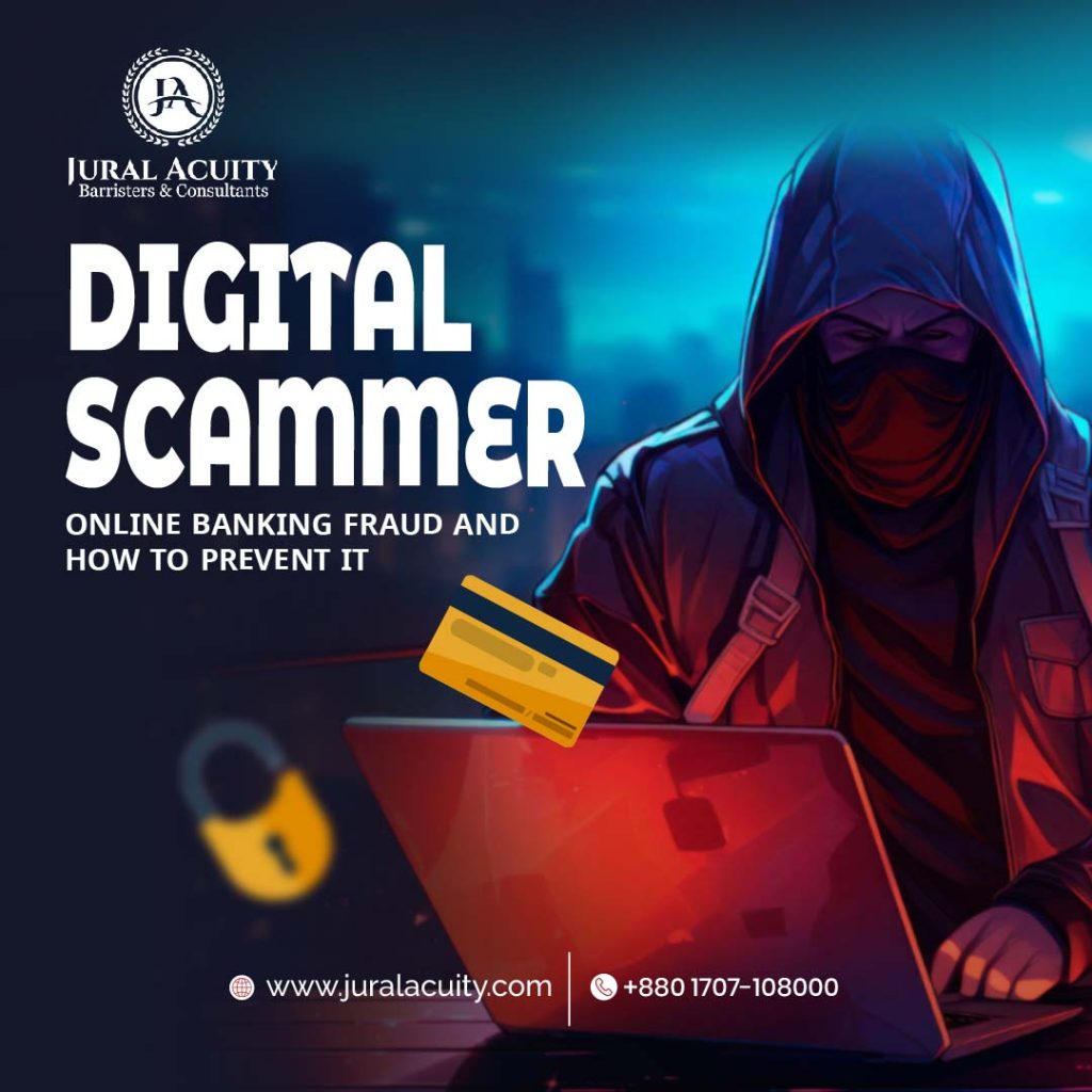 Online banking for fraud